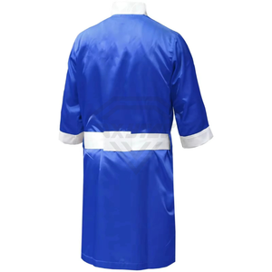 Robes de boxe pour hommes, nouveau style, couleur personnalisée, robes de boxe, kimono de Jiu Jitsu, fabriqué au Pakistan, robes de boxe en vente, OEM personnalisé - Product Image 5