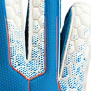 WARPRO INDUSTRY Blue Football Goalkeeper Gloves Full Finger Non Slip Breathable Adjustable Wrist <b>Strap</b> PU Material Powerful - Product Image 2