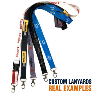 Custom <b>Lanyard</b> with Logo <b>Polyester</b> Sublimation ID Badge Neck Strap for Event Conference Exhibition Promotional OEM Manufacturer - Product Image 2