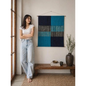 Tapiz de Macramé Tejido de 4 Colores, Decoración Bohemia para Pared, Rectangular, Paquete Individual, Pieza de Arte para Sala de Estar - Product Image 4