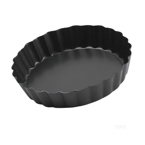 Mini moule à tarte cannelé de 3 pouces avec fond amovible, moule à quiche cannelé pour la cuisson de friandises, de tartes, de quiches, de tartelettes - Product Image 1