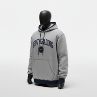 Hoodie Musim Dingin Bordir Aplikasi Khusus Bahan Fleece Katun 100% Bernapas untuk Pria Wanita Streetwear OEM ODM Produsen Grosir 430g