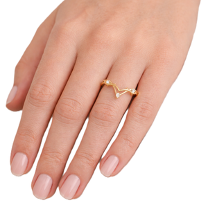 แหวนทองคำแท้ 18K ดีไซน์เรียบหรู โค้งมน ซ้อนกันได้ เหมาะสำหรับแหวนแต่งงาน แหวนหมั้น แหวนแฟชั่น แหวนลายกากบาท - Product Image 6