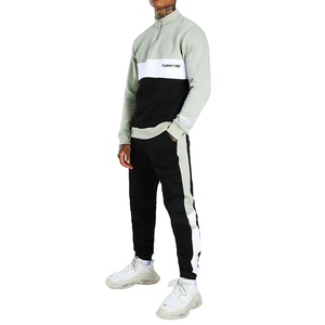 Street Custom 3D Puff Print Men's Winter Sweatpants Set Heavyweight Fleece Full Face Zip Hoodie Jogger <b>Tracksuit</b> Men's 2-Piece - Product Image 1