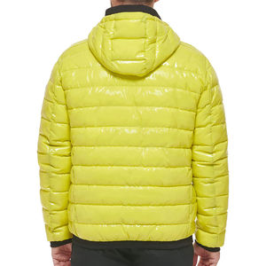 2026 Fabricant sur mesure Blouson d'hiver matelassé court unisexe à blocs de couleur, rembourré en duvet et effet bulle - Product Image 2