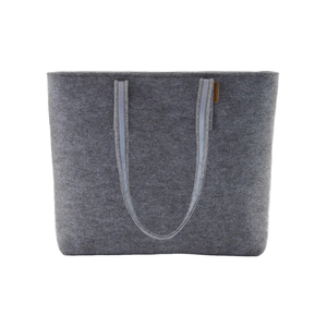 กระเป๋าผ้าสักหลาดสำหรับผู้หญิงกระเป๋าโท้ทพร้อมที่จับสำหรับนักเรียนโลโก้ออกแบบได้ตามต้องการจากเวียดนามราคาถูก - Product Image 4