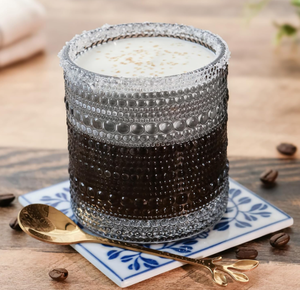 Verres à cocktail, à eau ou à jus rétro vintage en verre, cadeau <span class=keywords><strong>de</strong></span> luxe pour hôtesse ou <span class=keywords><strong>de</strong></span> déménagement, verre à vin gaufré - Product Image 2