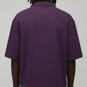 2025 New Arrived Solid Color Turn Down <b>Collar</b> Classic Fit Golf Polo <b>T</b>-<b>Shirt</b> Custom Printed Logo Golf & Office Wear Polo <b>Shirt</b> - Product Image 6