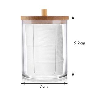 Pot de rangement de cuisine moderne en verre avec couvercle en bois massif, récipient décoratif pour garde-manger, idéal pour la farine, les flocons d'avoine, les graines, les céréales, les haricots et les épices - Product Image 4