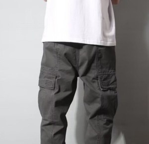 Pantalon Cargo Décontracté Homme Marque Tendance Printemps Automne Nouveau Style Vintage Rétro Coton Résistant Léger - Product Image 6