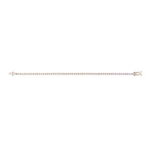 Pulseras de tenis de diamantes de 3 quilates, engaste de 4 puntas, 6.5 pulgadas, delicadas, minimalistas, al por mayor, apilables, oro de 10K, 14K, 18K, corte redondo, cultivados en laboratorio - Product Image 5