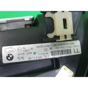 Faro Delantero Derecho HID/Xenón Usado para BMW Serie 3 E90 320i 2006, OEM 63116942738 OE - Product Image 5