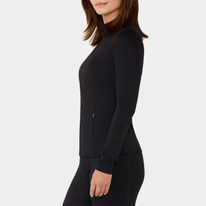 Chaqueta Deportiva Elástica en Cuatro Direcciones para Mujer, con Cierre Completo, Cuello Alto, Bolsillo Invisible, Ropa Deportiva para Yoga - Product Image 2