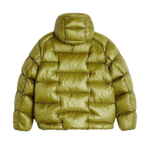 Veste matelassée à capuche bleue pour homme, épaisse, en polyester, style décontracté, fermeture éclair, chaude, pour l'hiver - Product Image 4