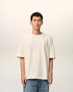 Custom Men's <b>White</b> Short Sleeve O-Neck T-Shirt 100% Cotton Regular Fit Casual Jersey Knitted Solid Color - Product Image 6