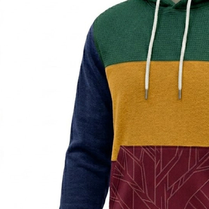 Sweat-shirt à capuche personnalisé pour la tonte des moutons, à queue allongée, avec broderie et impression OEM ODM - Product Image 3