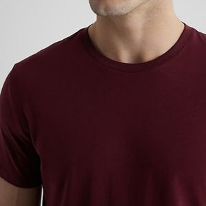 T-shirt décontracté tricoté sur mesure pour homme – Mélange 100 % coton/polyester, coupe classique, fabricant OEM/ODM, séchage rapide, écologique - Product Image 2
