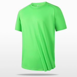 Camiseta Blanca de Manga Corta para Hombre, Cuello Redondo, Corte Regular, Secado Rápido, Tejido de Punto, 100% Poliéster, Estilo Casual, Color Sólido - Product Image 2