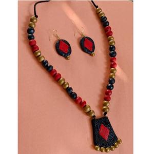 Unique Handmade <b>Resin</b> Necklace with Colorful Patterns for Everyday Wear Available at Best Competitive Price - Product Image 3