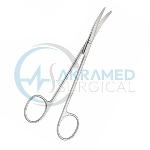 Tijeras Quirúrgicas Curvas Fomon de Alta Calidad, Certificadas por la CE, de Acero Inoxidable, Instrumento de Disección para Cirugía General - Product Image 6