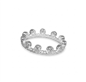 Anillo Elegante de Plata de Ley 925 con Circonita Cúbica, Joyería de Moda Hecha a Mano al por Mayor para Mujer - Product Image 1