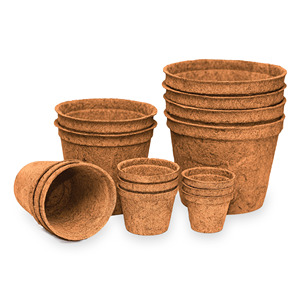 Cilindro cuadrado de fibra de coco para vivero, maceta de flores de jardín, tamaño personalizado disponible, bajo costo de envío - Product Image 3