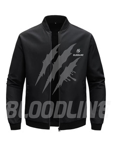 Veste softshell à manches longues pour homme, coupe-vent, respirante, pour le sport de plein air, séchage rapide, noire, entièrement personnalisable, pour moto - Product Image 3