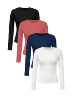 T-shirt personnalisé pour femme en coton biologique et élasthanne, imprimé numériquement, rose, décontracté, respirant, séchage rapide, écologique, de haute qualité