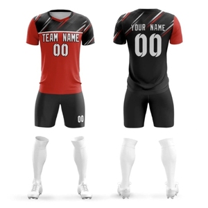Uniforme de Fútbol de Entrenamiento Estilo ODM, Tallas Grandes, Logotipo Frontal, Manga Corta, Transpirable, 100% Poliéster, Nombre del Equipo Personalizado, Holgado para Hombre - Product Image 3