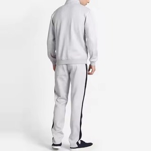 Ensemble de vêtements pour hommes, sweat-shirts et pantalons, ensemble décontracté en coton 100%, sweat-shirts pour hommes, ensemble slim pour hommes, pantalons, costumes, manches longues, couleur unie - Product Image 2