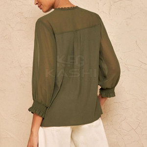 Blusa Moderna para Mujer, Tela Suave, Corte Regular, Diseño Moderno, Corta, Informal, Transpirable, para Uso Diario, Moda Urbana - Product Image 4