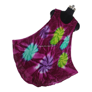 Nuevo 2026 al por mayor: Vestido largo maxi de playa con efecto tie-dye para mujer, sexy, estilo sombrero de playa - Product Image 5
