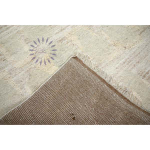 Bauhaus abstrait moderne Kilim noué à la main tapis Pihue créations 36 pour la maison salon chambre porte utilisation extérieure voiture - Product Image 3