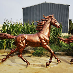 Premium Aluminium Casting <b>Running</b> Horse Figurine with Durable Showpiece for Living Room Hotel Lobby & Corporate Gift Collection - Product Image 1