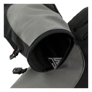 Gants d'hiver spéciaux pour hommes, en tissu polyester 100% imperméable, doublure en polaire douce, style uni, chauffe-mains pour activités de plein air - Product Image 4