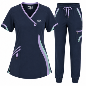 Fabricant de vêtements de travail médicaux sur mesure, ensembles de blouses en tricot respirant, unisexe, pour usage hospitalier, fournisseur de services OEM dans le monde entier - Product Image 1
