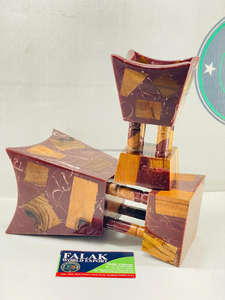 Quemador de Incienso de Resina Epoxi de Madera de Diseño Moderno, Quemador de Incienso Árabe Antiguo en Venta, Decoración del Hogar y Porta Incienso de FWE - Product Image 2