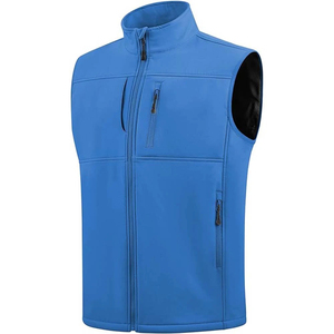 Chaleco de Seguridad de Forro Polar Suave, Color Naranja, Alta Visibilidad Clase 2, Impermeable, Cálido, Ecológico, con Calefacción para Invierno - Product Image 1