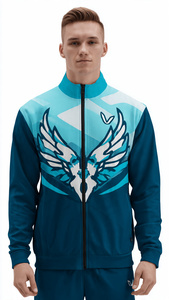 Vestes de football sublimées pour femmes, vestes de course zippées, vêtements de sport pour femmes, vestes d'entraînement, vestes de course sublimées pour femmes - Product Image 6
