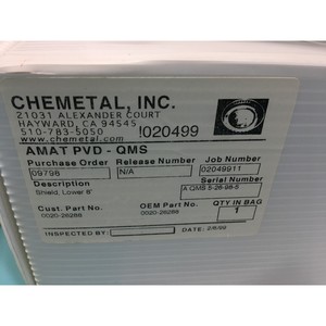 Kit de Protección AMAT 0240-23660 de 8" 101 DURA TTN - Equipo y Piezas de Semiconductores de Confianza de la Marca Global Legacy - Product Image 4
