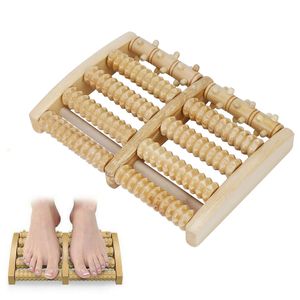 Dual Wooden Shiatsu Massage Foot <b>Roller</b> Acupressure Relaxation for Leg & <b>Back</b> Stress Relief Plantar Relaxation Foot Massager - Product Image 1
