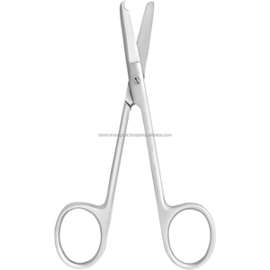 Instrumento quirúrgico de sutura, tijera recta y delicada, S/B, 5 pulgadas - Product Image 1