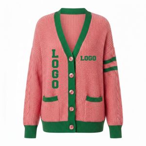 Crea tu Propio Cárdigan de Punto con Cuello en V de Alta Calidad Personalizado con el Logotipo de tu Hermandad/Fraternidad/Escuela/Universidad - Product Image 1