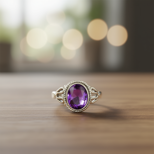 แหวนแฟชั่นอเมทิสต์ น้ำหนัก 3.4 กรัม - Product Image 3