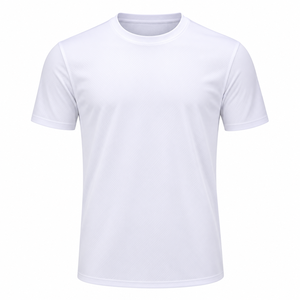 Ensemble de t-shirt et short de sport pour la course à pied en été, vêtements de sport légers et respirants en polyester 100% pour hommes, prix bas - Product Image 2