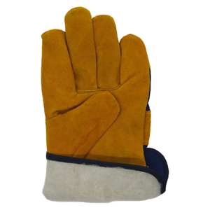 Premium Cowhide Leather <b>Thermal</b> Outdoor Plain <b>Work</b> <b>Gloves</b> Heavy Duty Construction Durable Safety Industrial <b>Gloves</b> - Product Image 2