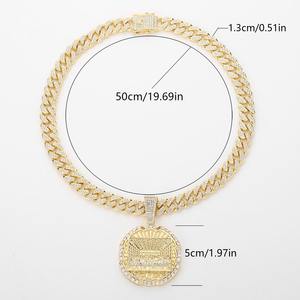 จี้เพชรทองคำคุณภาพเยี่ยม สร้อยคอทำมือสำหรับงานเฉลิมฉลองและเครื่องรางนำโชค มีจำหน่ายในปริมาณมาก - Product Image 2