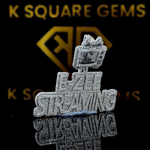 Colgante Hip Hop Personalizado con Letra, Colgante Hip Hop Personalizado con Nombre para Hombre, Colgante con Número, Colgante de Moissanita, Joyería Hip Hop Ice Out, Plata 925 - Product Image 1