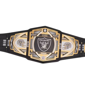 Las Vegas Raiders Championship Belt Customizable Football Wrestling Belt High Quality Collectible Sports Title Belt for Fans - Product Image 2