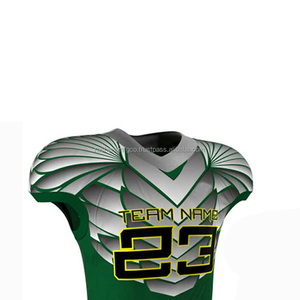Uniforme de Fútbol Americano Personalizado de Alto Rendimiento, Unisex, Talla Grande, Manga Corta, Ligero y Transpirable para Equipo - Product Image 3